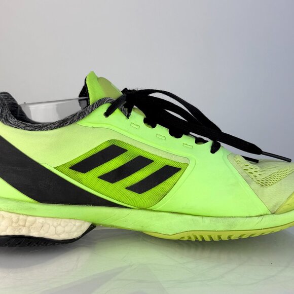 Adidas by Stella McCartney Stella Court Tennis Shoes Signal Neon Green Boost10.5 - Picture 5 of 11